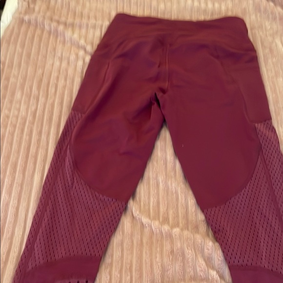 Victoria's Secret Burgundy Leggings - Picture 4 of 6